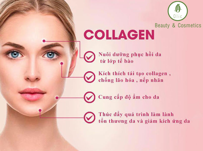 công dụng tuyệt vời của collagen với sức khỏe