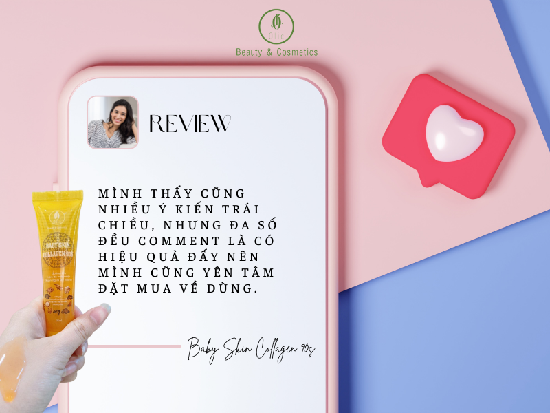 Tổng hợp những review về Baby Skin Collagen 90s