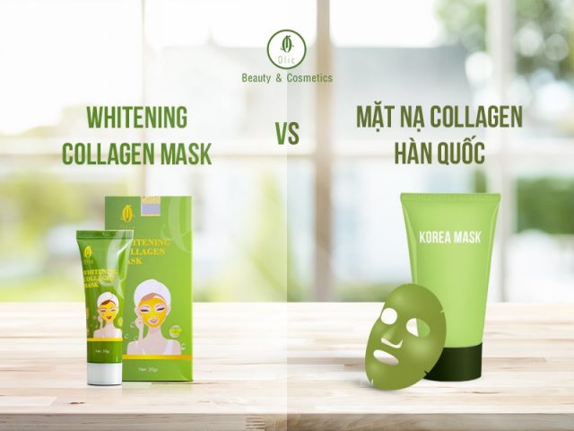 So sánh mặt nạ Collagen Hàn Quốc và Whitening Collagen Mask