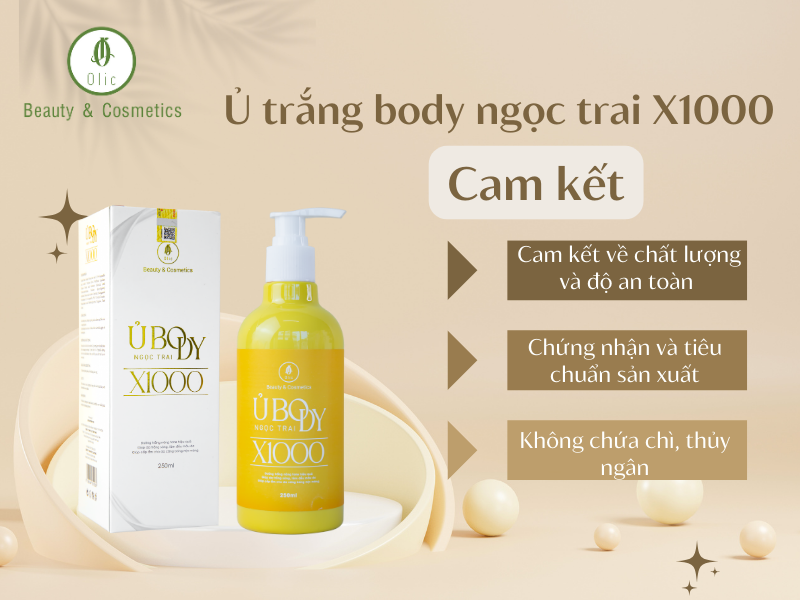 Sản phẩm ủ body kích trắng ngọc trai x1000 có an toàn không?